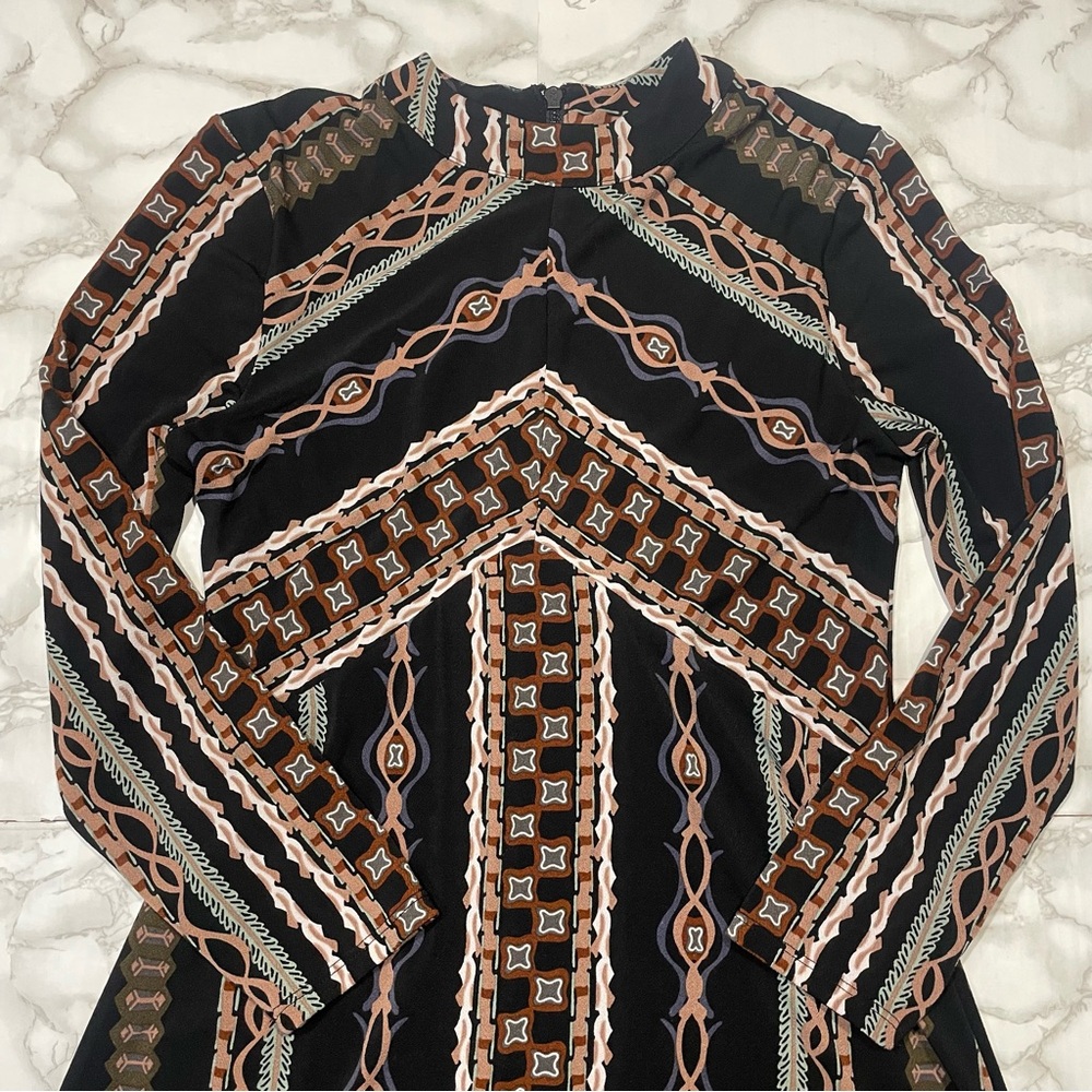 Free People Stella Mini Dress in Black Combo